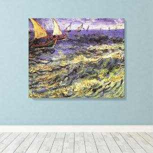 Seelandschaft bei Saintes Maries von Vincent van G Leinwanddruck