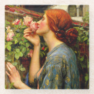 Seele der Rose John William Waterhouse Glasuntersetzer