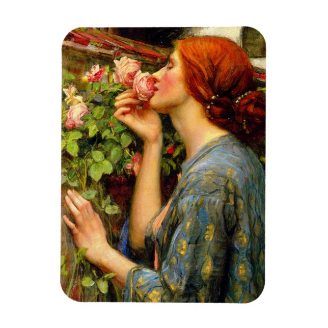 Seele der Rose John William Waterhouse Magnet (Vertikal)