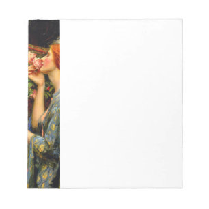 Seele der Rose John William Waterhouse Notizblock