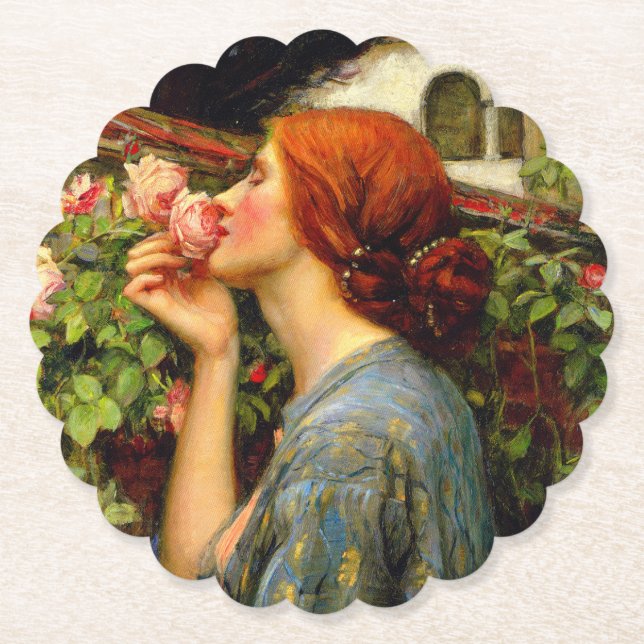 Seele der Rose John William Waterhouse Untersetzer (Vorderseite)