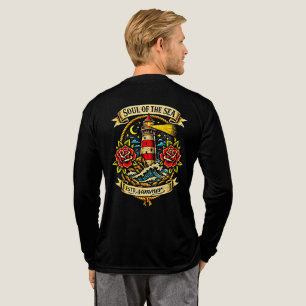 Seele des Meeres Old School Segler Tattoo Tri-Blend Shirt
