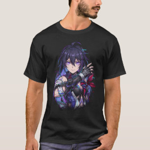 Seele HSR Lila Haar Schmetterlingsmotiv Quantenjag T-Shirt
