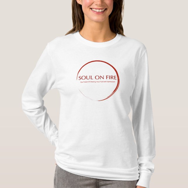 Seele in Flammen T-Shirt (Vorderseite)