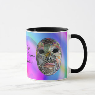 Seele kommt in allen Farben Maske Tasse