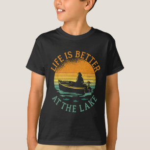 Seeleben Bootfahren Fischer Kanufahren Segeln Kapi T-Shirt