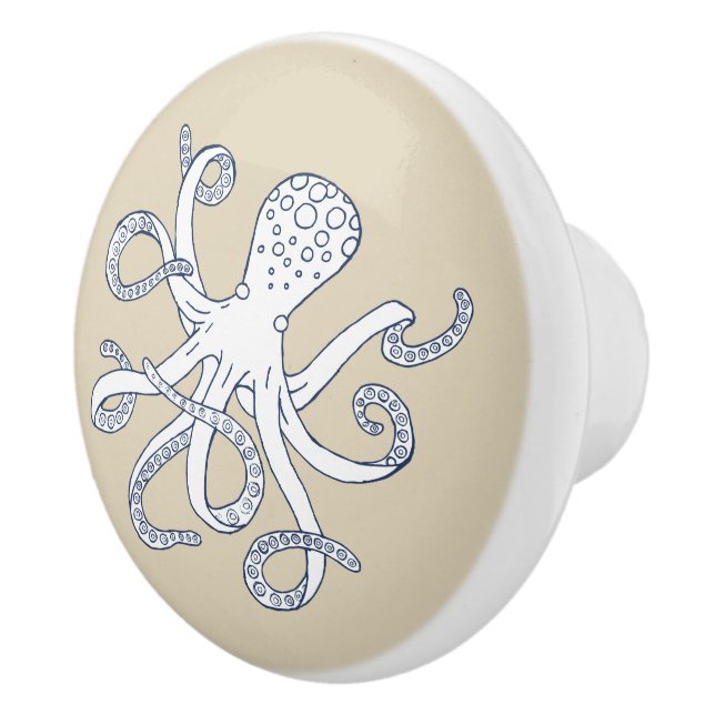 Seeleben-Kraken-SeeKeramik-Griffe/Züge Keramikknauf (Rechts)