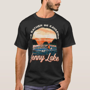 Seeleben Paddeln Ich wäre lieber auf dem Jenny Pad T-Shirt