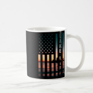 Seelebens Fischer Sonnenuntergang Amerikanische Fl Kaffeetasse