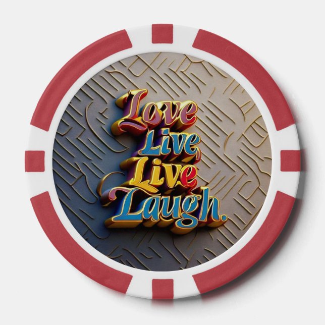 "Seelenbelebende Inspiration" Pokerchips (Vorderseite)