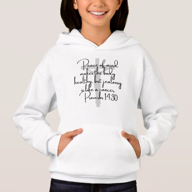 Seelenfrieden macht den Körper gesund Hoodie (Vorderseite)