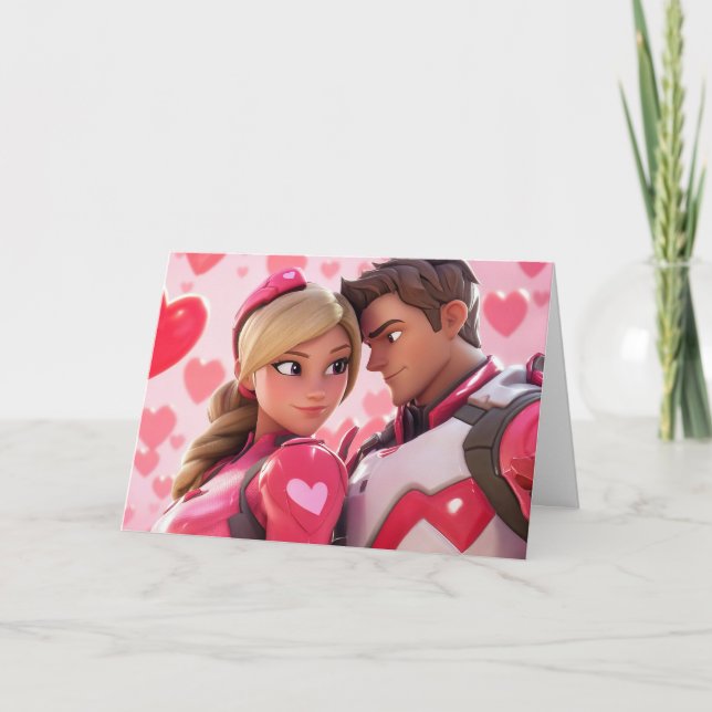 Seelenverwandte gefunden Valentinenkarte Karte (Vorderseite)