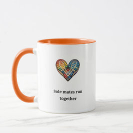 Seelenverwandte laufen zusammen tasse