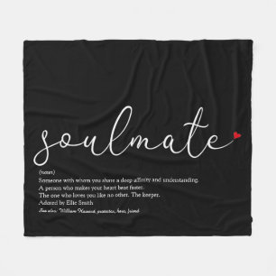 Seelenverwandter Definition Elegantes Skript Liebe Fleecedecke