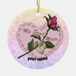 Seelenverwandter-Schmuck Keramik Ornament