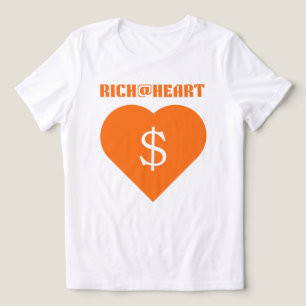 SEELENVOLL, REICH@HERZ Orange-Zitrus-Grafik für Da Tri-Blend Shirt