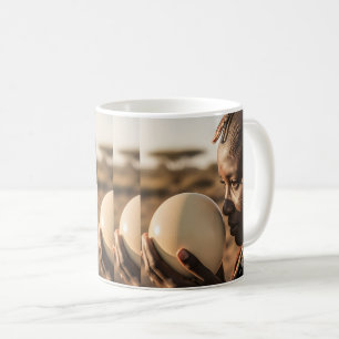 Seelenvolle afrikanische Porträt Kaffeetasse