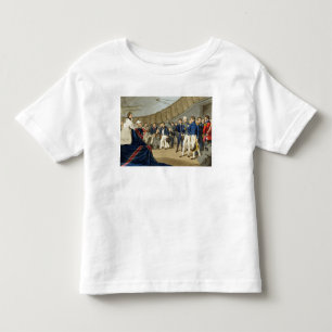 Seeleute am Gebet an Bord Schiffs Lord-Nelsons Kleinkind T-shirt