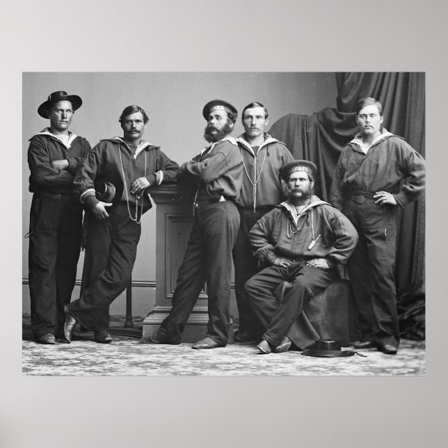 Seeleute des zivilen Krieges: 1860 Poster (Vorne)
