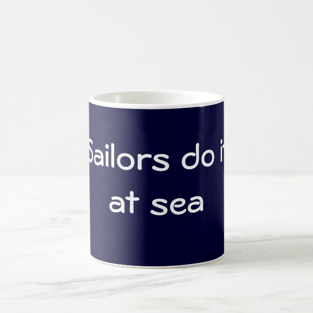Seeleute tun es auf See Kaffeetasse (Mittel)