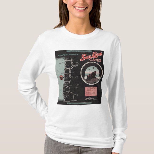 Seelöwe-Höhlen, Florenz, Oregon T-Shirt (Vorderseite)