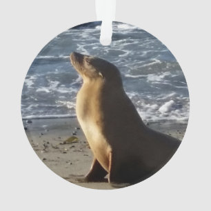 Seelöwe-Weihnachtsverzierung Ornament