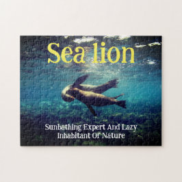 Seelöwen unter Wasser
