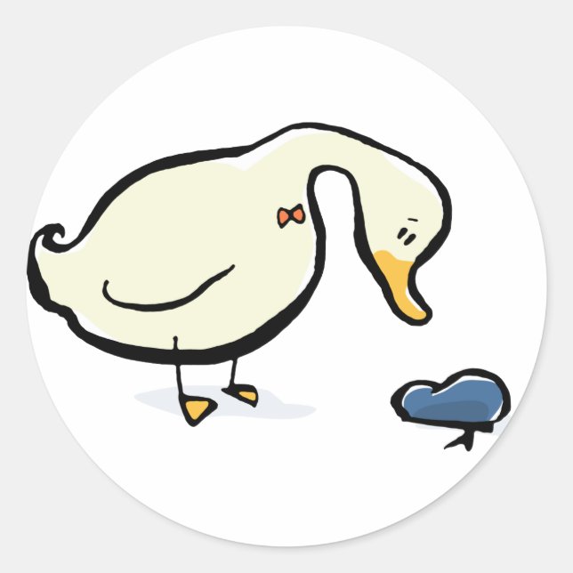 Seemann Runder Aufkleber (Vorderseite)