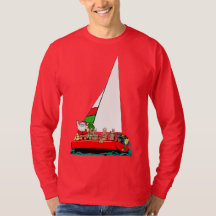 Seemann-Sankt-Segel am Weihnachten