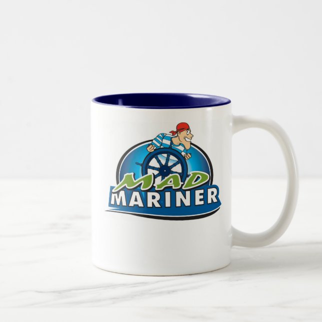 Seemann-Tasse Zweifarbige Tasse (Rechts)