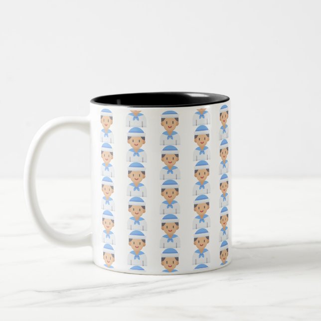 Seemann Zweifarbige Tasse (Links)