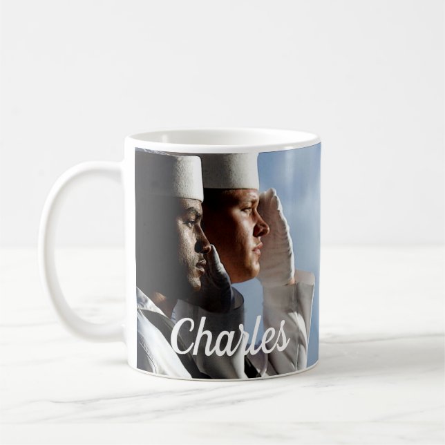 Seemänner Personalisiert Kaffeetasse (Links)