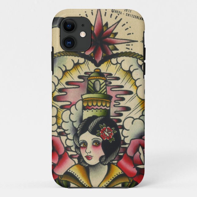 Seemannmädchen Case-Mate iPhone Hülle (Rückseite)