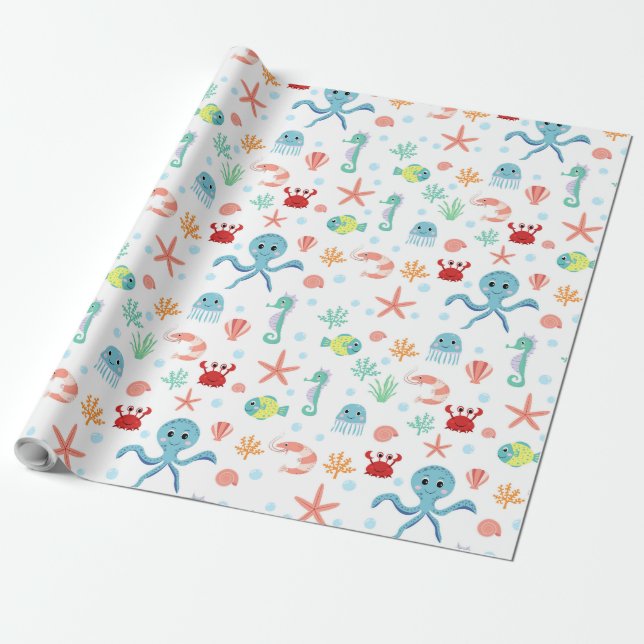Seemannskörper Geschenkpapier (Ungerollt)