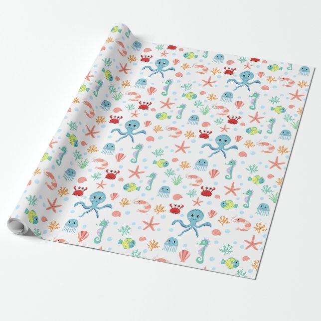 Seemannskörper Geschenkpapier (Ungerollt)