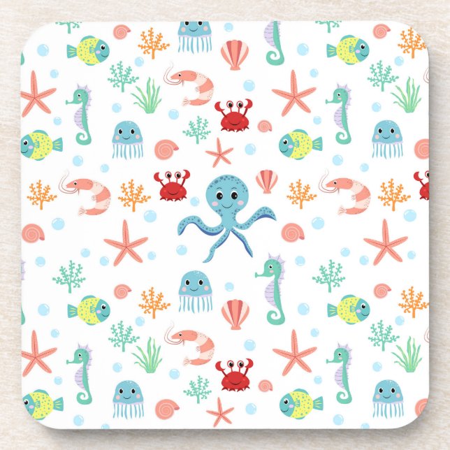 Seemannskörper Getränkeuntersetzer (Vorderseite)