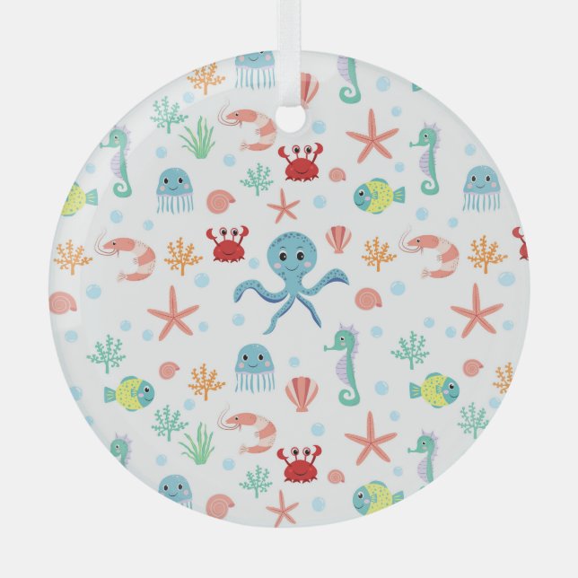 Seemannskörper Ornament Aus Glas (Vorderseite)