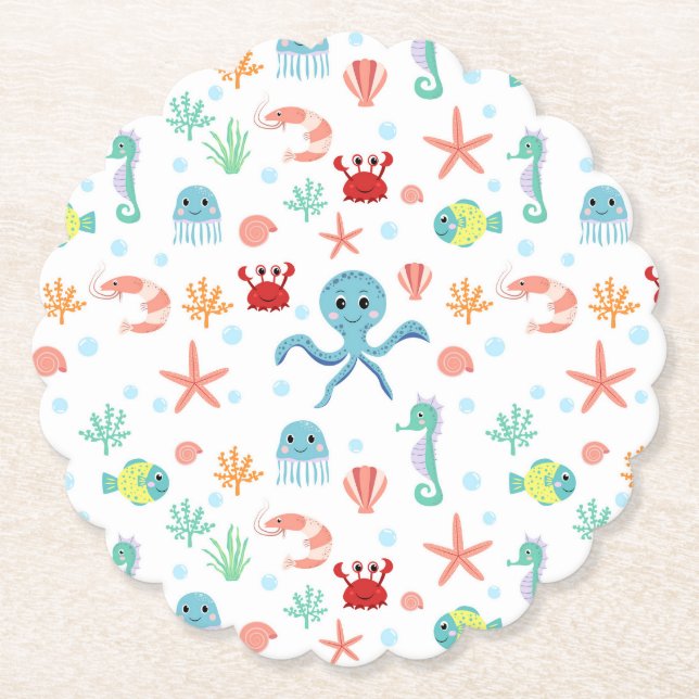 Seemannskörper Untersetzer (Vorderseite)