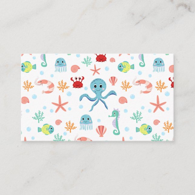 Seemannskörper Visitenkarte (Vorderseite)