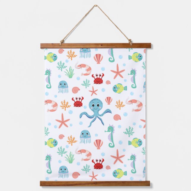 Seemannskörper Wandteppich Mit Holzrahmen (Vorderseite)