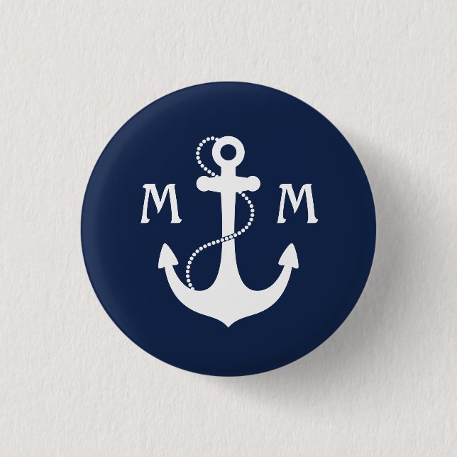 Seemonogramm Button (Vorderseite)