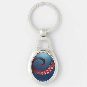 Seemonster Octopus Arm Tentacle Sucker Nautik Schlüsselanhänger