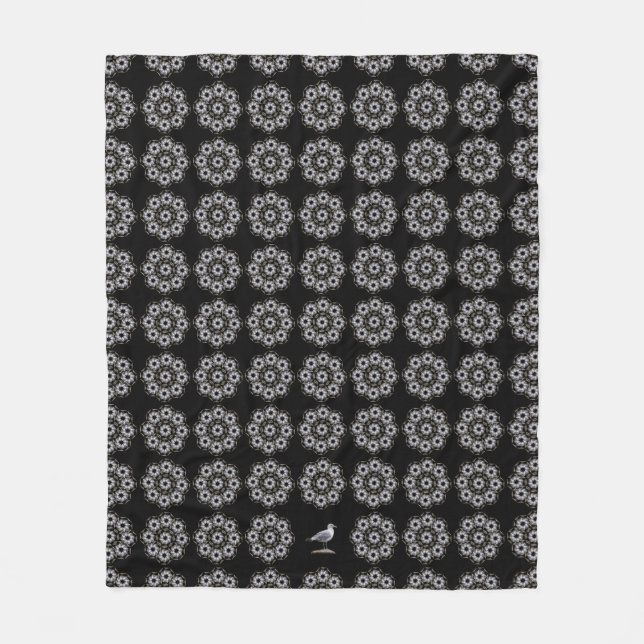 Seemöwe-Fleece-Decke Fleecedecke (Vorderseite)