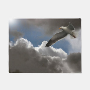 SEEMÖWE IM FLUG FUßMATTE