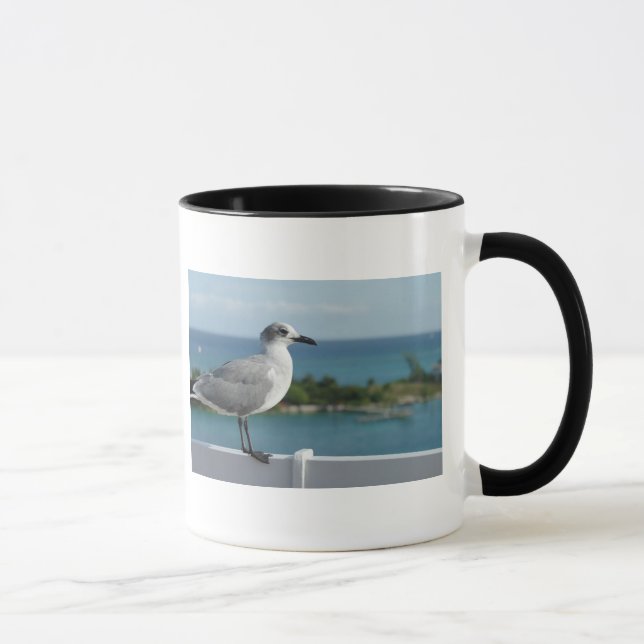Seemöwe in der Paradies-Tasse Tasse (Rechts)