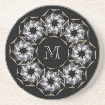Seemöwe-mit Monogramm Untersetzer