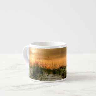 Seemöwen am Sonnenaufgang Espressotasse
