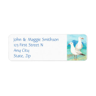 Seemöwen - Aquarellvogel - Adresse