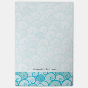 Seemuster Post-it Klebezettel