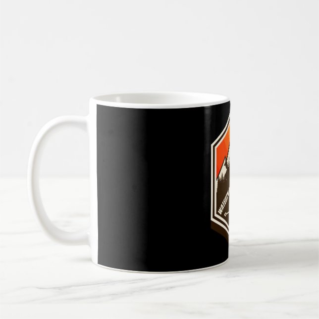 Seen , Alberta � Geist der Berge Kaffeetasse (Links)